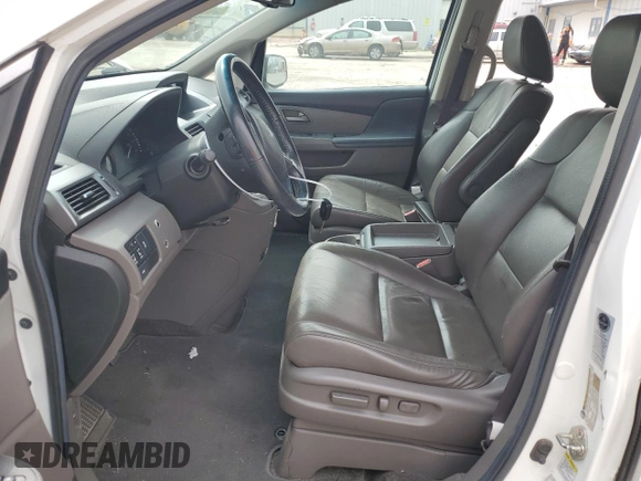 2012 Honda Odyssey EX-L with VIN 5FNRL5H65CB146467, listed as a Copart auction lot 53268135 with 112,340 mi miles and Salvage Title. Bid and sale history available at DreamBid. Image 7.