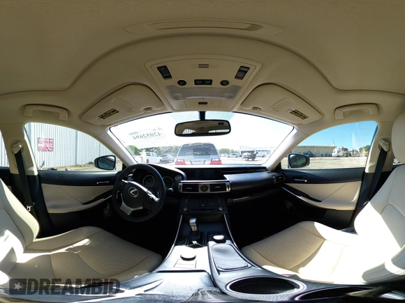 2015 Lexus IS 250 with VIN JTHBF1D20F5048505, listed as a IAAI auction lot 42052694 with 84,280 mi miles and . Bid and sale history available at carsss.com. Image 18.