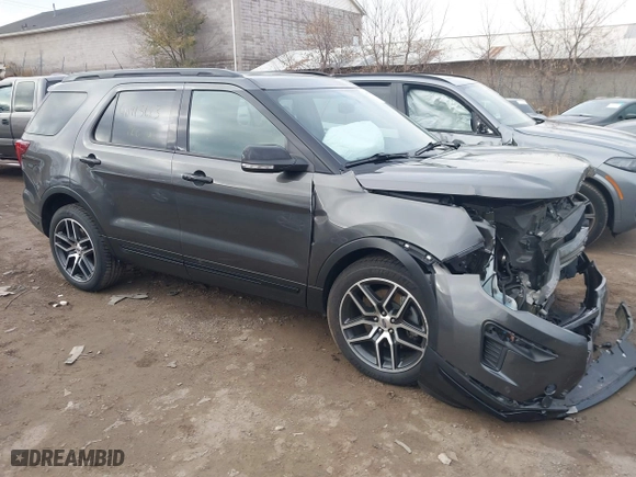 2019 Ford Explorer Sport with VIN 1FM5K8GT6KGB39523, listed as a IAAI auction lot 40913683 with 50,380 mi miles. Bid and sale history available at carsss.com. Image 1.