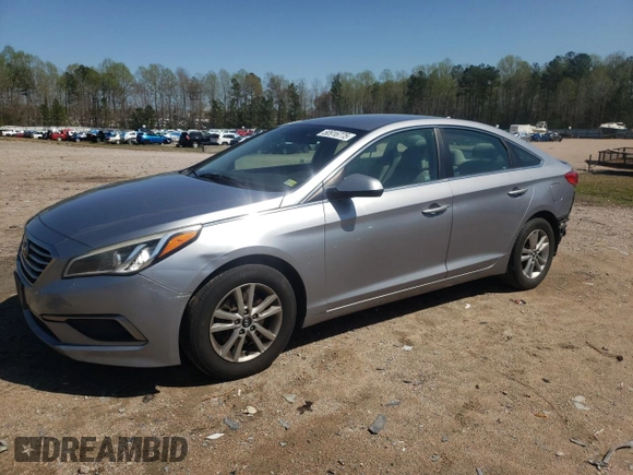 2017 Hyundai Sonata 2.4L with VIN 5NPE24AFXHH485093, listed as a Copart auction lot 50916775 with 182,458 mi miles and Salvage Title. Bid and sale history available at carsss.com. Image 1.