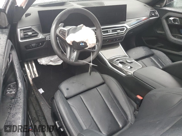 2024 BMW 2 Series M240i xDrive with VIN 3MW53CM04R8E35760, listed as a Copart auction lot 63692644 with 0 mi miles and Non Repairable. Bid and sale history available at carsss.com. Image 8.