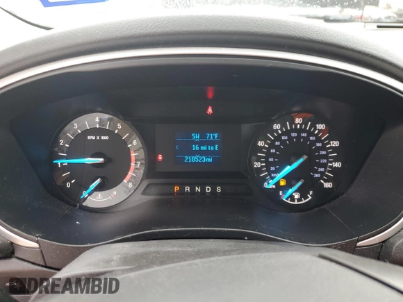 2015 Ford Fusion S with VIN 3FA6P0G74FR127017, listed as a Copart auction lot 43484145 with 210,523 mi miles and Clean Title. Bid and sale history available at DreamBid. Image 9.
