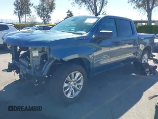 2024 Chevrolet Silverado 1500 Custom with VIN 3GCPABEK0RG293473, listed as a IAAI auction lot 41866907 with 21,266 mi miles and . Bid and sale history available at DreamBid. Image 18.