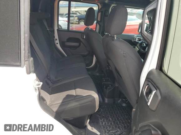2020 Jeep Gladiator Sport S with VIN 1C6HJTAG3LL130331, listed as a Copart auction lot 58130105 with 103,195 mi miles and Salvage title. Bid and sale history available at DreamBid. Image 10.