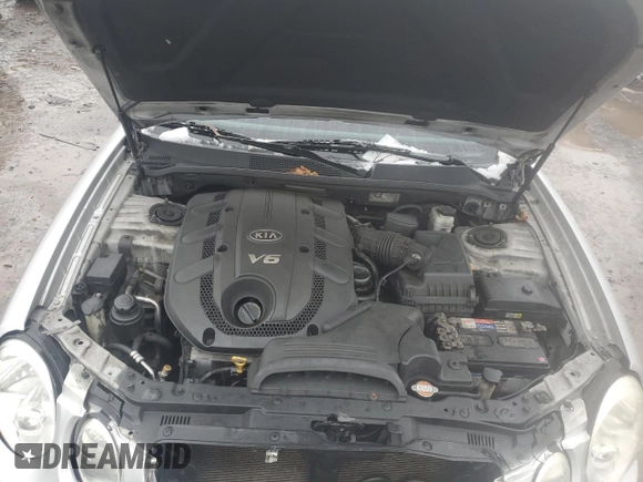 2008 Kia Amanti with VIN KNALD125585163206, listed as a Copart auction lot 44403645 with 136,267 mi miles and Salvage Title. Bid and sale history available at carsss.com. Image 11.