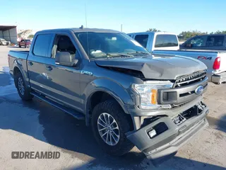 2018 Ford F-150 XL with VIN 1FTEW1CPXJFC43798, listed as a IAAI auction lot 40848683 with 66,947 mi miles. Bid and sale history available at carsss.com. Image 1.