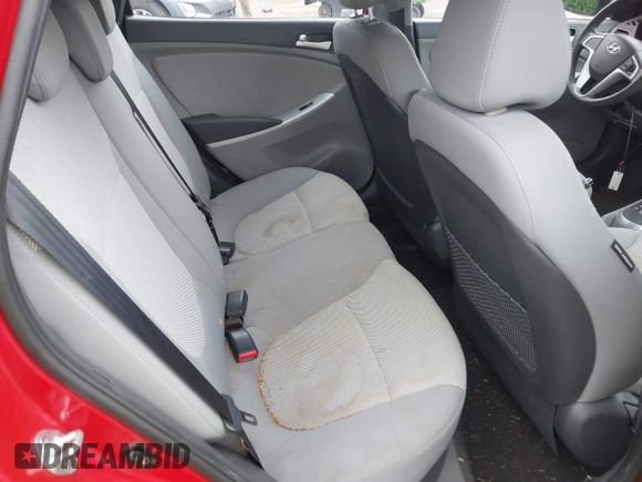 2012 Hyundai Accent GS with VIN KMHCT5AE6CU012772, listed as a IAAI auction lot 42383744 with 185,867 mi miles and . Bid and sale history available at DreamBid. Image 8.