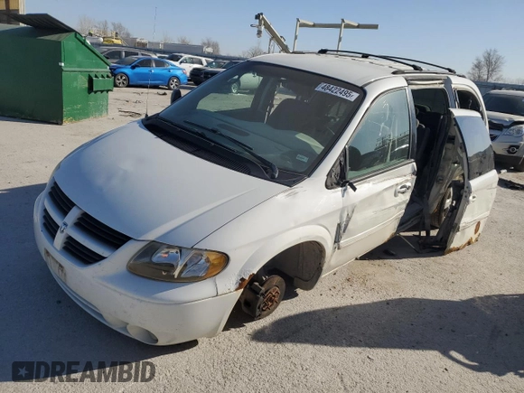 2007 Dodge Grand Caravan SXT z VIN 2D4GP44L37R292736, wystawiony jako Copart lot #48422495 z przebiegiem 238 598 mil mil oraz Szkoda całkowita • Salvage title. Historia ofert i sprzedaży dostępna na DreamBid. Obrazek 1.