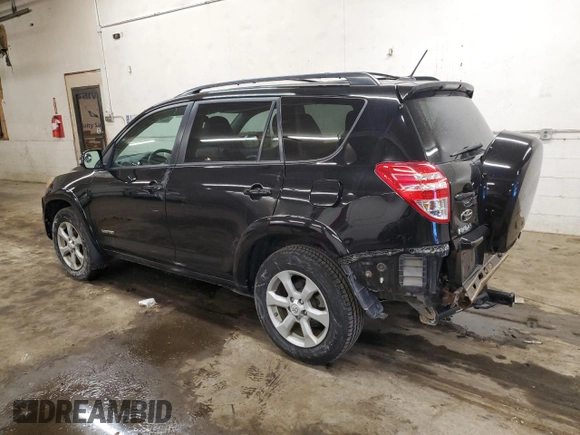 2012 Toyota RAV4 Limited with VIN 2T3DF4DV0CW242915, listed as a Copart auction lot 45141585 with 118,136 mi miles and Salvage Title. Bid and sale history available at DreamBid. Image 2.
