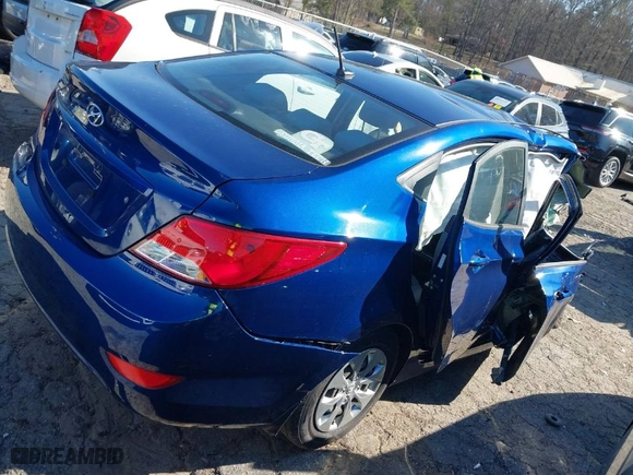 2016 Hyundai Accent SE with VIN KMHCT4AE6GU077508, listed as a IAAI auction lot 41800735 with 1 mi miles. Bid and sale history available at carsss.com. Image 4.