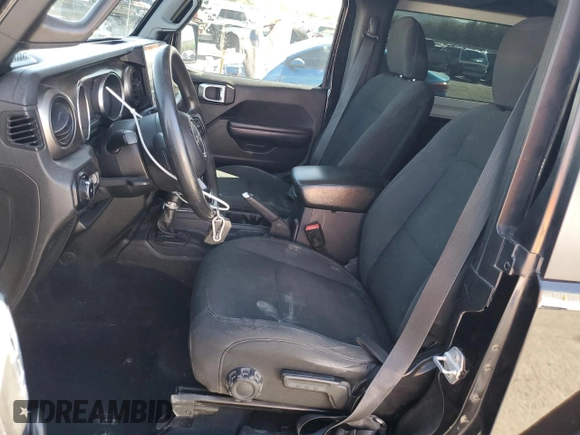 2018 Jeep Wrangler Sport with VIN 1C4GJXAG0JW213206, listed as a Copart auction lot 73032464 with 42,735 mi miles and Salvage Title. Bid and sale history available at DreamBid. Image 7.