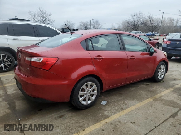 2017 Kia Rio LX with VIN KNADM4A32H6026417, listed as a Copart auction lot 44998785 with 92,933 mi miles and Salvage Title. Bid and sale history available at carsss.com. Image 3.