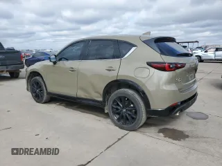 2024 Mazda CX-5 2.5 Carbon Turbo with VIN JM3KFBAY7R0403985, listed as a Copart auction lot 45010275 with 18,493 mi miles and Salvage Title. Bid and sale history available at carsss.com. Image 2.