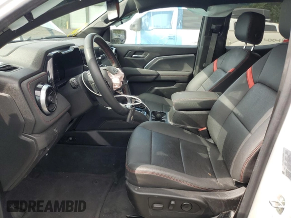 2023 Chevrolet Colorado 4WD Z71 with VIN 1GCPTDEK9P1207739, listed as a Copart auction lot 55450885 with 197 mi miles and Salvage Title. Bid and sale history available at DreamBid. Image 7.