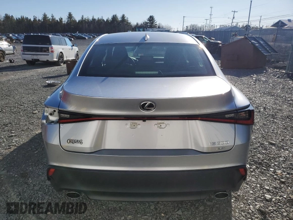 2024 Lexus IS with VIN JTHC81F23R5053973, listed as a Copart auction lot 46417165 with 848 mi miles and Salvage Title. Bid and sale history available at carsss.com. Image 6.