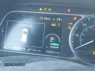2022 Nissan LEAF SV Plus with VIN 1N4BZ1CV6NC552738, listed as a IAAI auction lot 41383500 with 44,205 mi miles and . Bid and sale history available at DreamBid. Image 15.