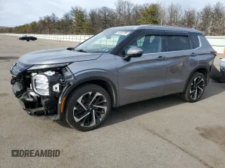 2022 Mitsubishi Outlander SEL z VIN JA4J4VA85NZ073758, wystawiony jako Copart lot #54693775 z przebiegiem 26 652 mil mil oraz Szkoda całkowita • Salvage title. Historia ofert i sprzedaży dostępna na DreamBid. Obrazek 1.