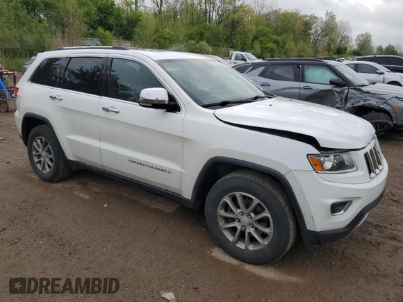 2014 Jeep Grand Cherokee Limited with VIN 1C4RJFBG2EC289826, listed as a Copart auction lot 56578795 with 193,354 mi miles and Clean title. Bid and sale history available at DreamBid. Image 4.