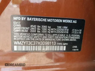 2017 MINI Countryman Cooper S с VIN WMZYT3C37H3D98113, выставлен на аукционе Copart как лот 59313905 с пробегом 124 160 миль миль и Списание • Salvage title. История ставок и продаж доступна на DreamBid. Изображение 12.