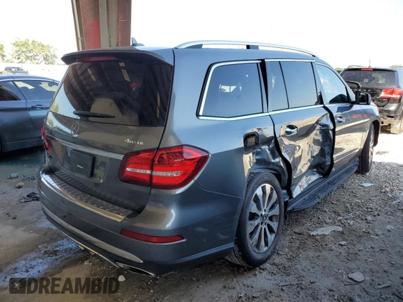 2018 Mercedes-Benz GLS with VIN 4JGDF6EE7JB087310, listed as a Copart auction lot 59005482 with 37,277 mi miles. Bid and sale history available at carsss.com. Image 4.