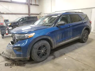 2020 Ford Explorer XLT z VIN 1FMSK8DH4LGD00486, wystawiony jako Copart lot #61585525 z przebiegiem 98 998 mil mil oraz Szkoda całkowita • Salvage title. Historia ofert i sprzedaży dostępna na DreamBid. Obrazek 1.
