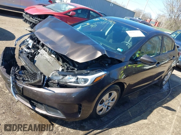 2017 Kia Forte LX with VIN 3KPFK4A76HE041128, listed as a IAAI auction lot 41897924 with 46,035 mi miles. Bid and sale history available at carsss.com. Image 17.