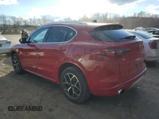 2021 Alfa Romeo Stelvio Ti z VIN ZASPAKBN5M7D00170, wystawiony jako Copart lot #41510865 z przebiegiem 27 492 mil mil oraz Szkoda całkowita • Salvage title. Historia ofert i sprzedaży dostępna na DreamBid. Obrazek 2.
