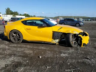 2022 Toyota Supra 3.0 z VIN WZ1DB0C09NW049985, wystawiony jako Copart lot #68956213 z przebiegiem 18 457 mil mil oraz . Historia ofert i sprzedaży dostępna na DreamBid. Obrazek 4.