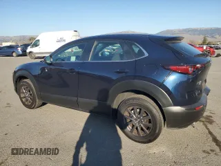 2025 Mazda CX-30 S with VIN 3MVDMBAM5SM751984, listed as a Copart auction lot 43232255 with 2,448 mi miles and Salvage title. Bid and sale history available at DreamBid. Image 2.