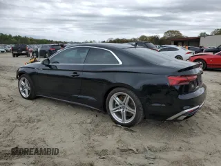 2020 Audi A5 Premium Plus z VIN WAUTNAF58LA002873, wystawiony jako Copart lot #53747345 z przebiegiem 39 908 mil mil oraz Szkoda całkowita • Salvage title. Historia ofert i sprzedaży dostępna na DreamBid. Obrazek 2.