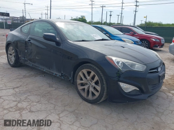 2014 Hyundai Genesis Coupe 2.0T with VIN KMHHT6KD5EU118599, listed as a IAAI auction lot 42242355 with 137,441 mi miles and . Bid and sale history available at DreamBid. Image 1.