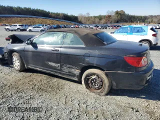 2008 Chrysler Sebring LX with VIN 1C3LC45K28N129222, listed as a Copart auction lot 80644444 with 0 mi miles and Salvage Title. Bid and sale history available at carsss.com. Image 2.
