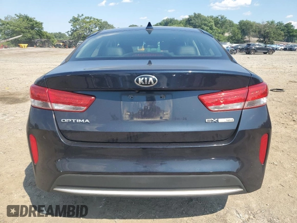2017 Kia Optima EX with VIN KNAGU4LE3H5018165, listed as a Copart auction lot 63567365 with 124,402 mi miles and Clean title. Bid and sale history available at DreamBid. Image 6.