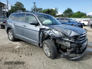 2021 Volkswagen Atlas S with VIN 1V2AP2CA9MC503478, listed as a Copart auction lot 73051284 with 51,140 mi miles and Salvage title. Bid and sale history available at DreamBid. Image 4.