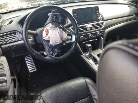 2021 Honda Accord Sport with VIN 1HGCV1F32MA099721, listed as a Copart auction lot 61086495 with 82,218 mi miles and Salvage title. Bid and sale history available at DreamBid. Image 8.