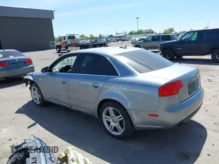 2006 Audi A4 2.0T with VIN WAUDF78E06A256549, listed as a IAAI auction lot 42072431 with 188,805 mi miles. Bid and sale history available at carsss.com. Image 3.