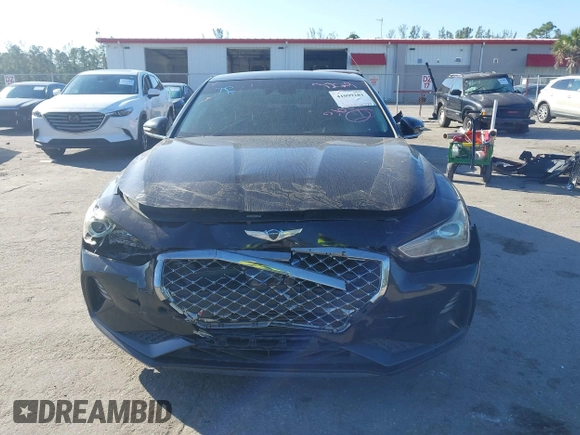 2019 Genesis G70 2.0T Sport with VIN KMTG24LA4KU016333, listed as a IAAI auction lot 41536018 with 70,587 mi miles. Bid and sale history available at carsss.com. Image 13.