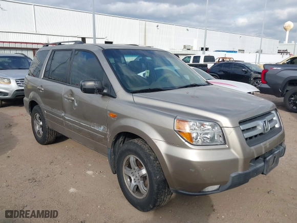 2006 Honda Pilot EX-L with VIN 5FNYF28586B039412, listed as a IAAI auction lot 41543393 with 223,685 mi miles. Bid and sale history available at carsss.com. Image 1.
