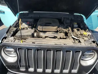 2020 Jeep Wrangler Unlimited Sahara with VIN 1C4HJXENXLW278631, listed as a Copart auction lot 52433445 with 76,715 mi miles and Salvage Title. Bid and sale history available at carsss.com. Image 11.