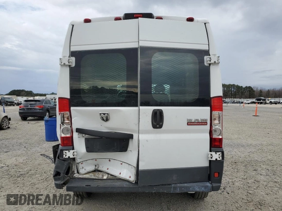 2014 Ram ProMaster Cargo with VIN 3C6TRVBG3EE129057, listed as a Copart auction lot 86796084 with 133,741 mi miles and Salvage Title. Bid and sale history available at DreamBid. Image 6.