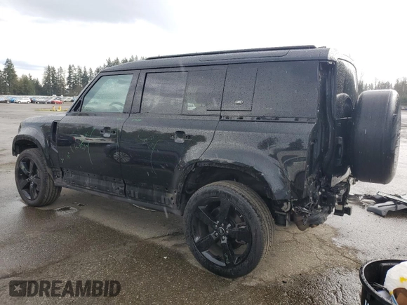 2020 Land Rover Defender HSE with VIN SALE9EEU6L2025605, listed as a Copart auction lot 50646375 with 37,846 mi miles and Salvage title. Bid and sale history available at DreamBid. Image 2.