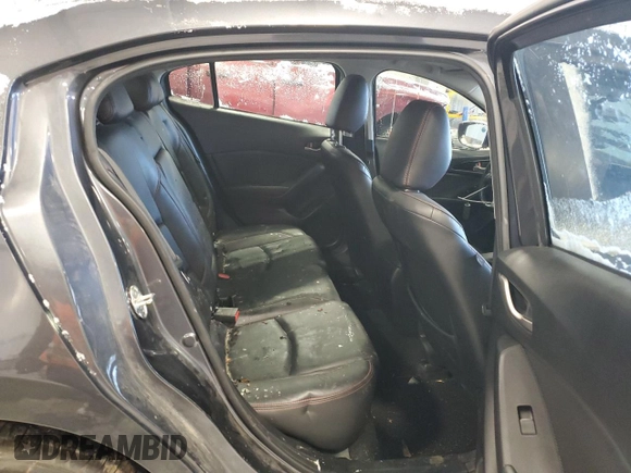 2015 Mazda 3 i Grand Touring with VIN 3MZBM1W70FM232088, listed as a Copart auction lot 87324124 with 93,766 mi miles and Salvage Title. Bid and sale history available at DreamBid. Image 10.