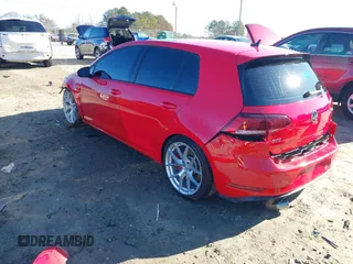 2020 Volkswagen Golf GTI S with VIN 3VW6T7AU1LM003208, listed as a IAAI auction lot 41207939 with 17,765 mi miles. Bid and sale history available at carsss.com. Image 3.