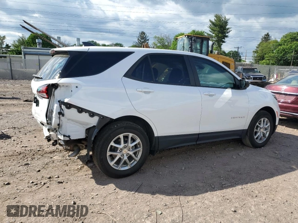2023 Chevrolet Equinox LS z VIN 3GNAXHEG2PL173799, wystawiony jako Copart lot #55787555 z przebiegiem 12 470 mil mil oraz Szkoda całkowita • Salvage title. Historia ofert i sprzedaży dostępna na DreamBid. Obrazek 3.