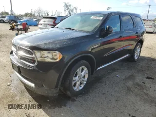 2012 Dodge Durango SXT with VIN 1C4RDHAG6CC257236, listed as a Copart auction lot 53580795 with 146,337 mi miles and Clean Title. Bid and sale history available at carsss.com. Image 1.