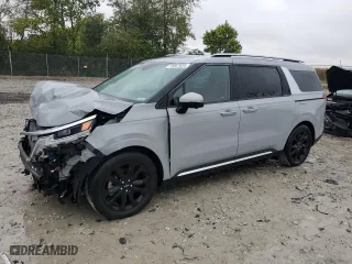 2022 Kia Carnival SX with VIN KNDNE5H37N6066343, listed as a Copart auction lot 73067054 with 18,825 mi miles and Salvage Title. Bid and sale history available at carsss.com. Image 1.