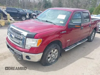 2013 Ford F-150 XL with VIN 1FTFW1ET7DFD87683, listed as a IAAI auction lot 42157395 with 185,649 mi miles. Bid and sale history available at carsss.com. Image 17.