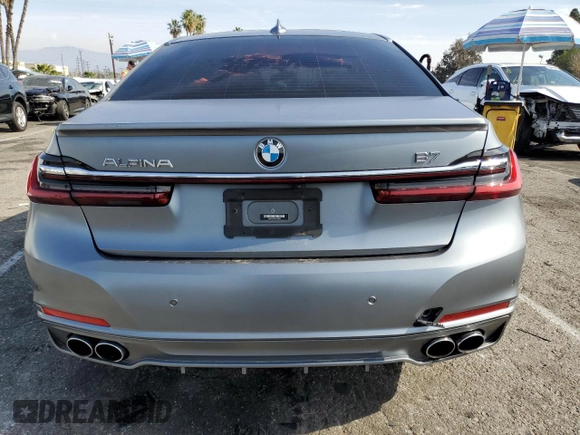 2022 BMW 7 Series with VIN WBA7U2C10NCJ03859, listed as a Copart auction lot 43547095 with 29,516 mi miles and Salvage title. Bid and sale history available at DreamBid. Image 6.