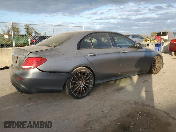 2017 Mercedes-Benz E-Class AMG E 43 with VIN WDDZF6EB3HA174398, listed as a Copart auction lot 85002554 with 91,307 mi miles and Clean Title. Bid and sale history available at carsss.com. Image 3.