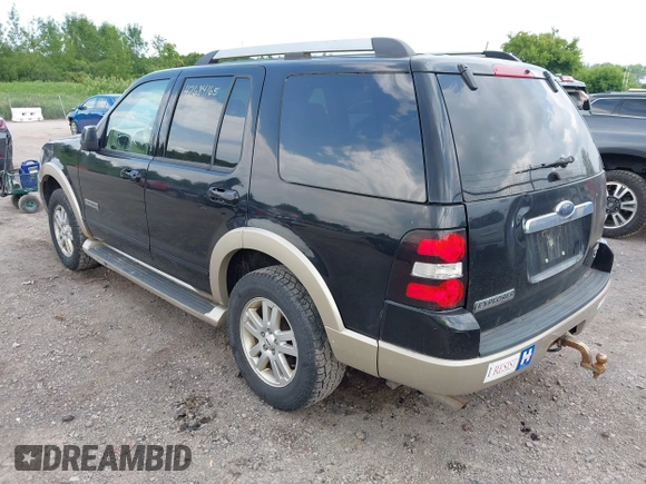 2006 Ford Explorer Eddie Bauer z VIN 1FMEU74806UA38750, wystawiony jako IAAI lot #42684165 z przebiegiem 140 550 mil mil oraz . Historia ofert i sprzedaży dostępna na DreamBid. Obrazek 3.